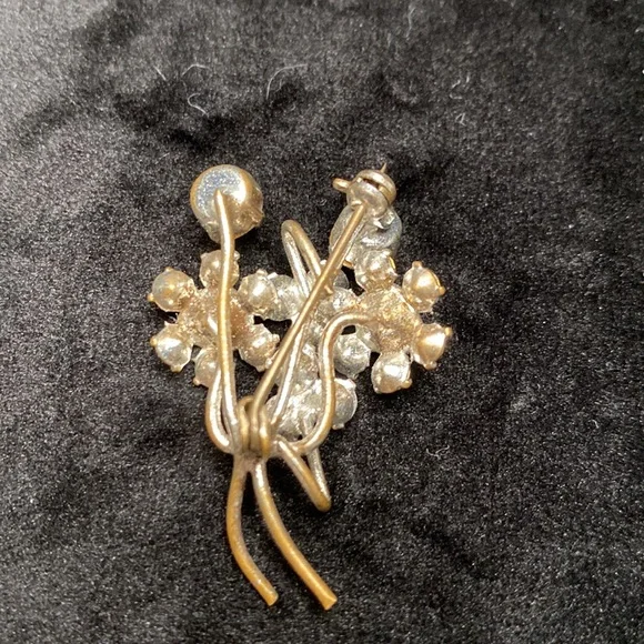 Vintage rhinestone brooch - Picture 4 of 7